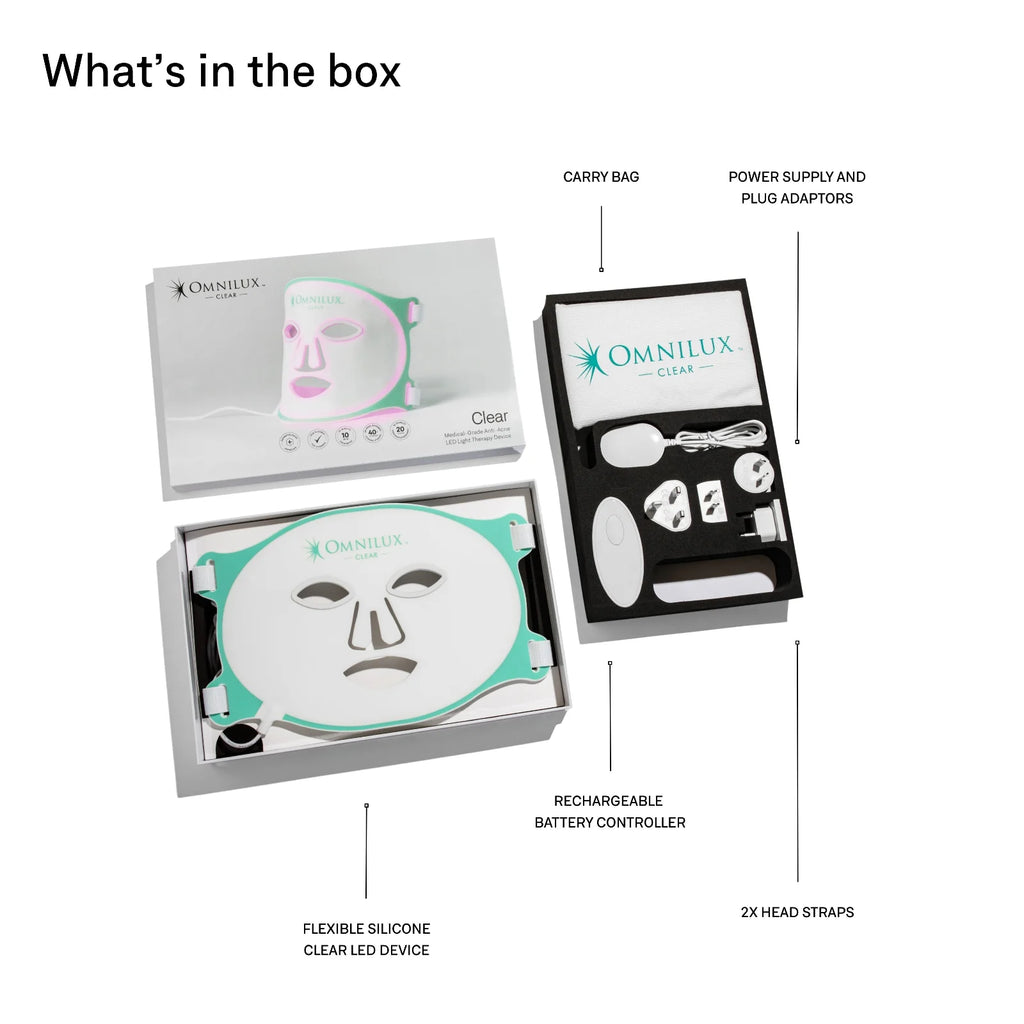 Omnilux Clear LED Light Therapy Mask