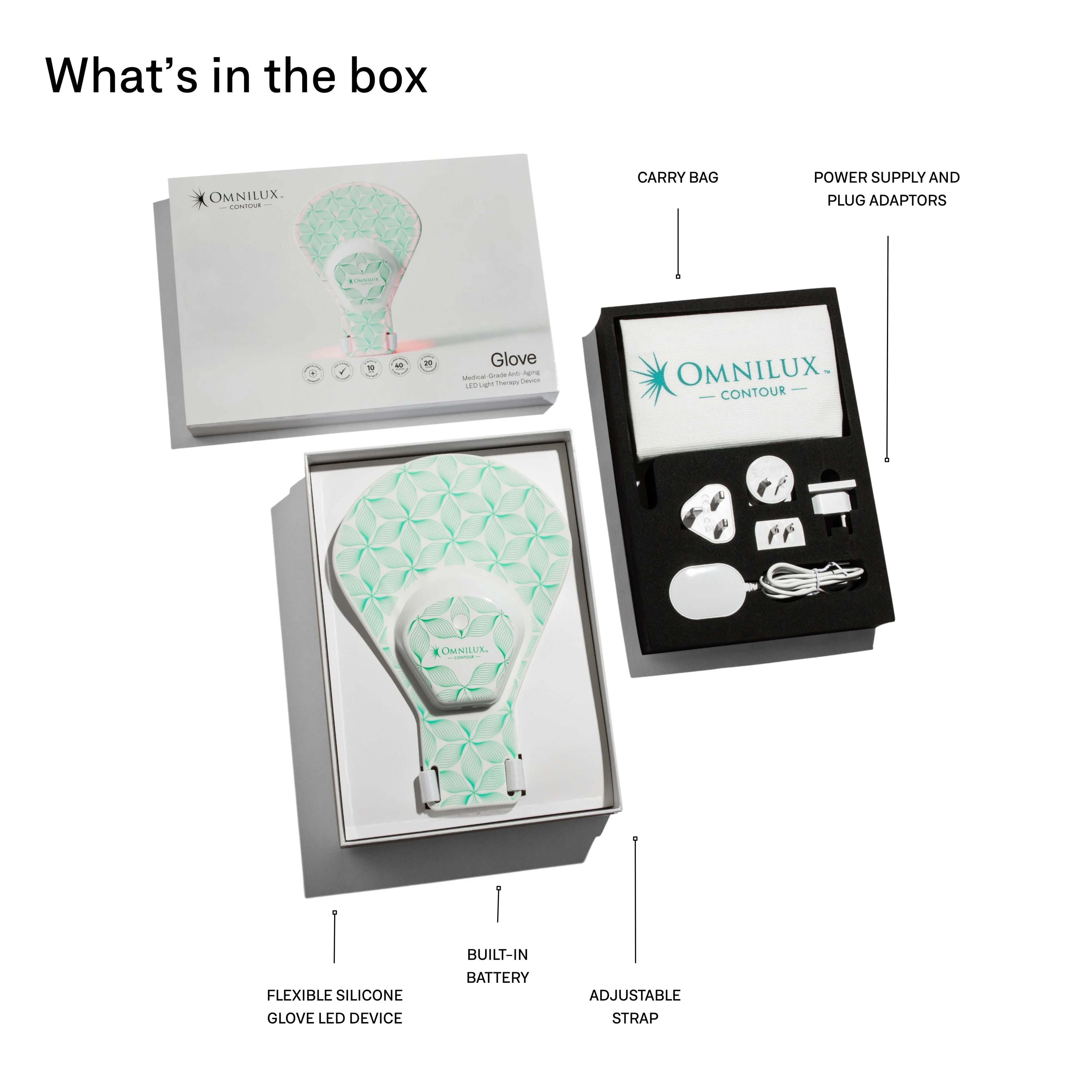 Omnilux Contour Glove LED Light Therapy Device
