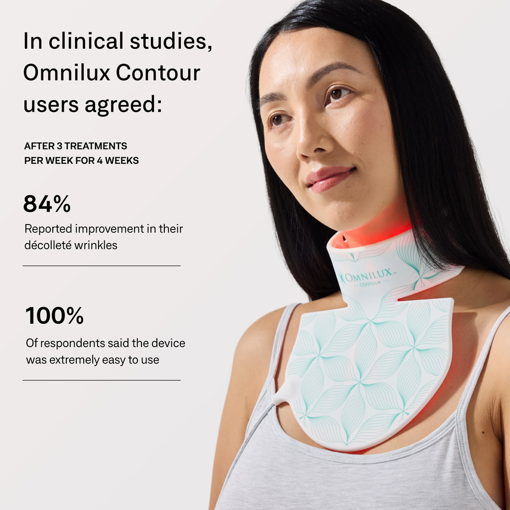 Omnilux Contour Neck & Décolleté LED Light Therapy Device