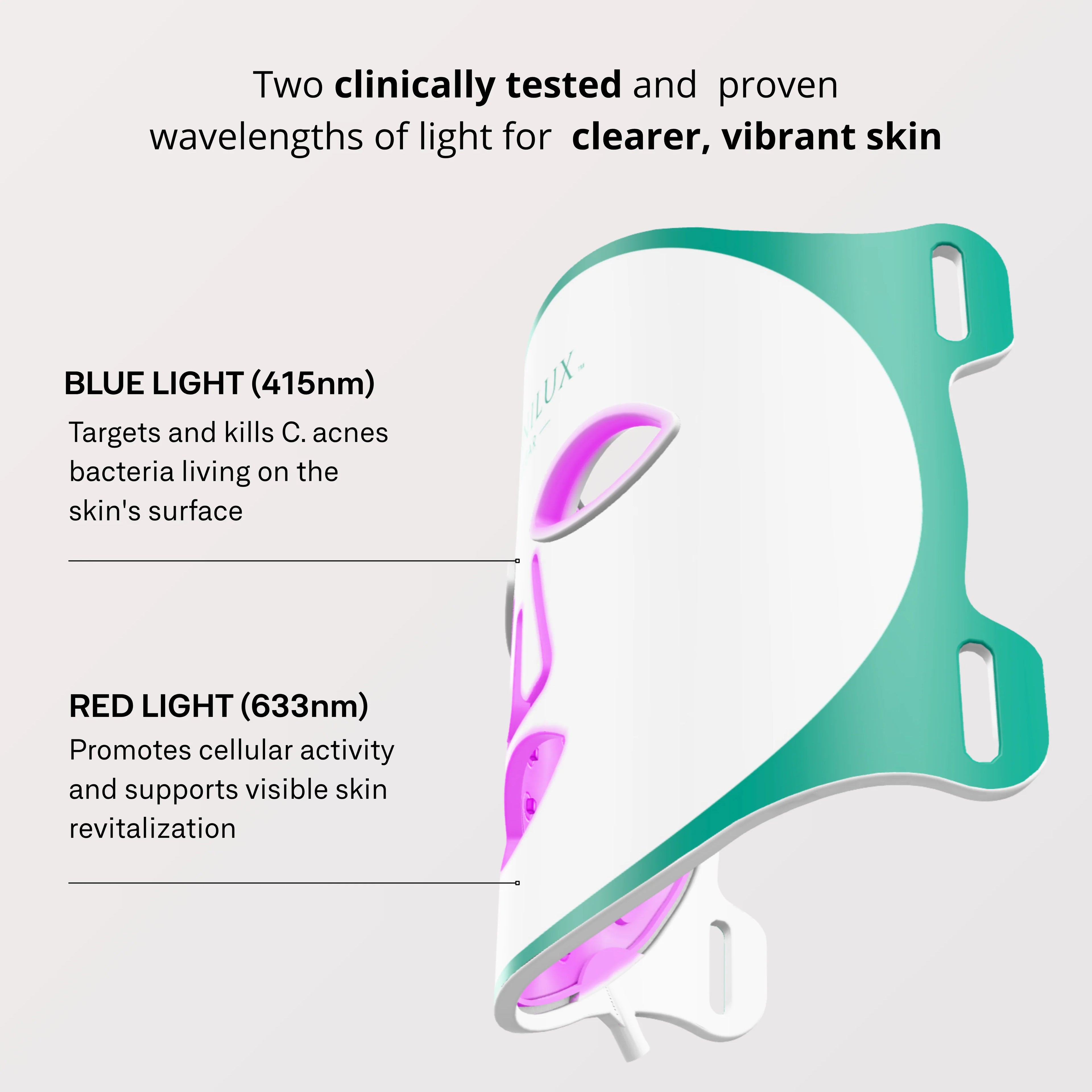Omnilux Clear LED Light Therapy Mask