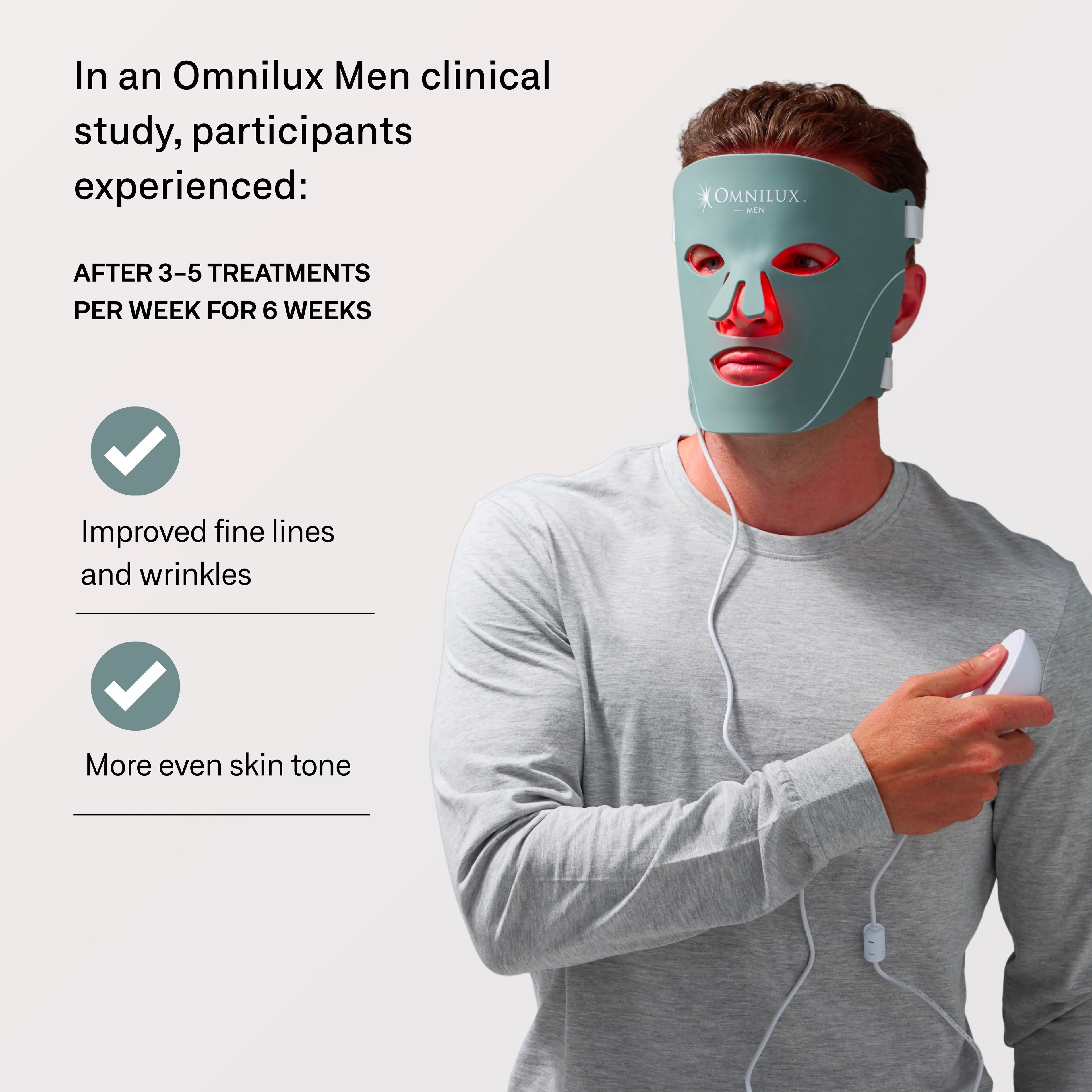 Omnilux Men LED Light Therapy Mask