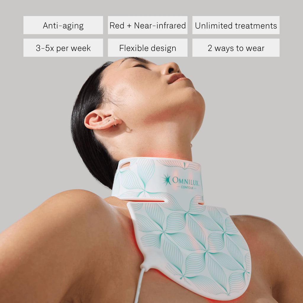 Omnilux Contour Neck & Décolleté LED Light Therapy Device