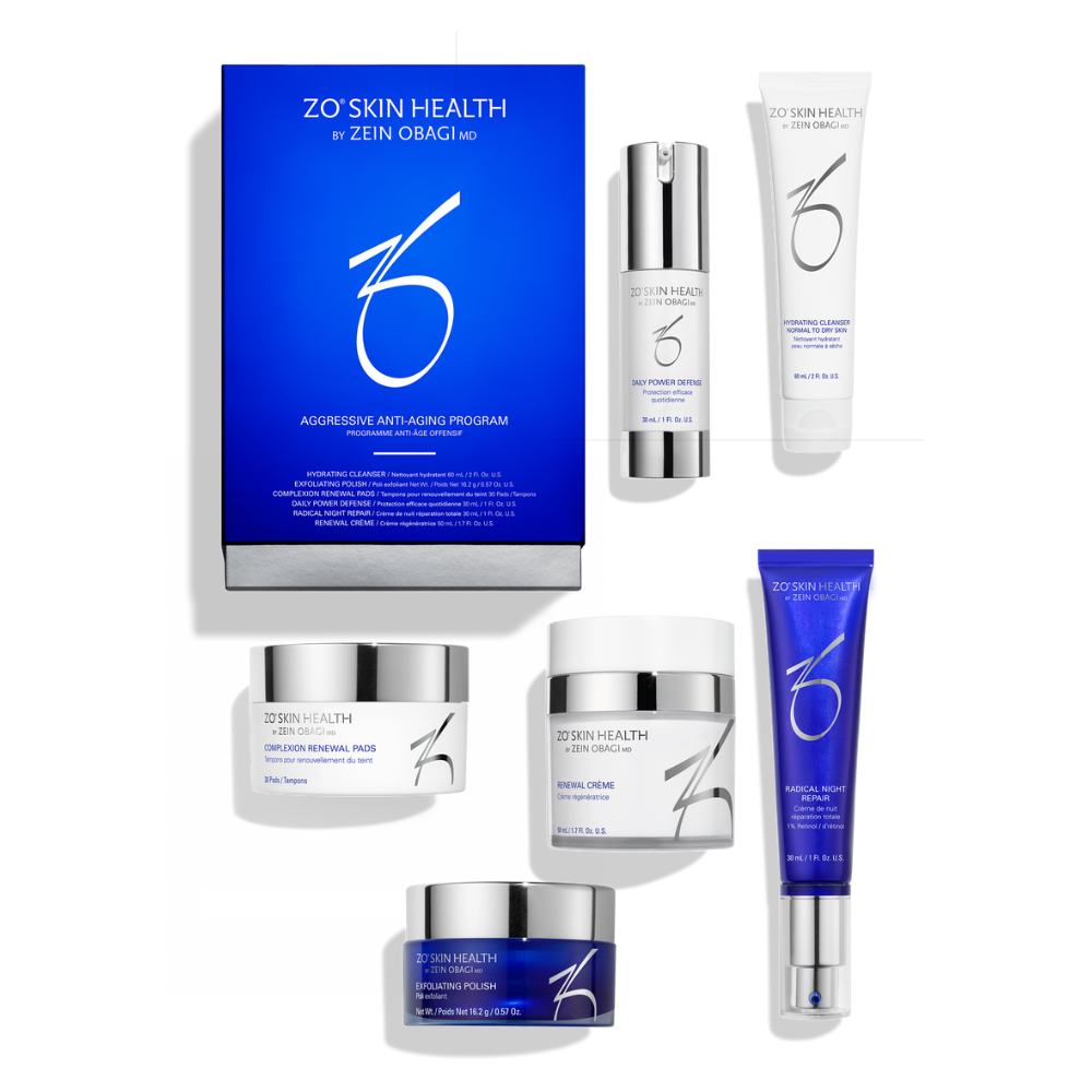 ZO Skin Health Aggressive Anti-Ageing Program 5 products