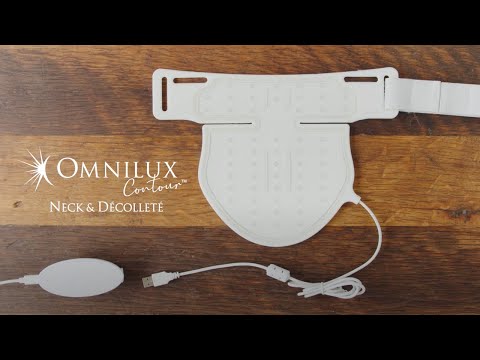 Omnilux Contour Neck & Décolleté LED Light Therapy Device